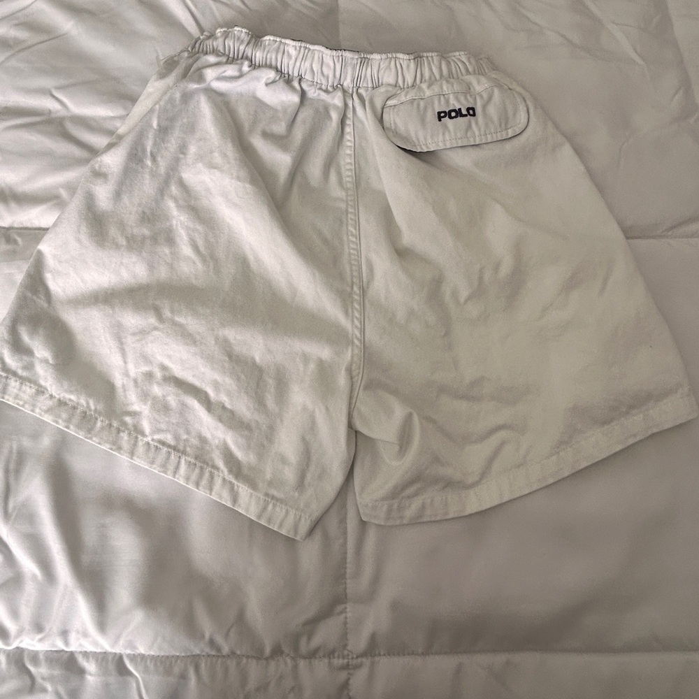 Polo Ralph Lauren Women's Size Small White Shorts Elastic 4” Inseam Preppy Pony